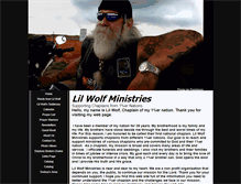 Tablet Screenshot of lilwolfministries.org